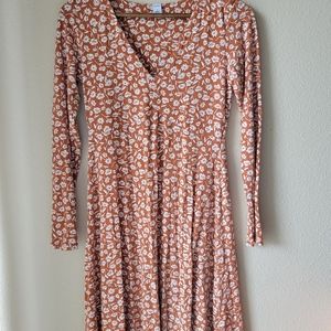 Old navy orange floral dress